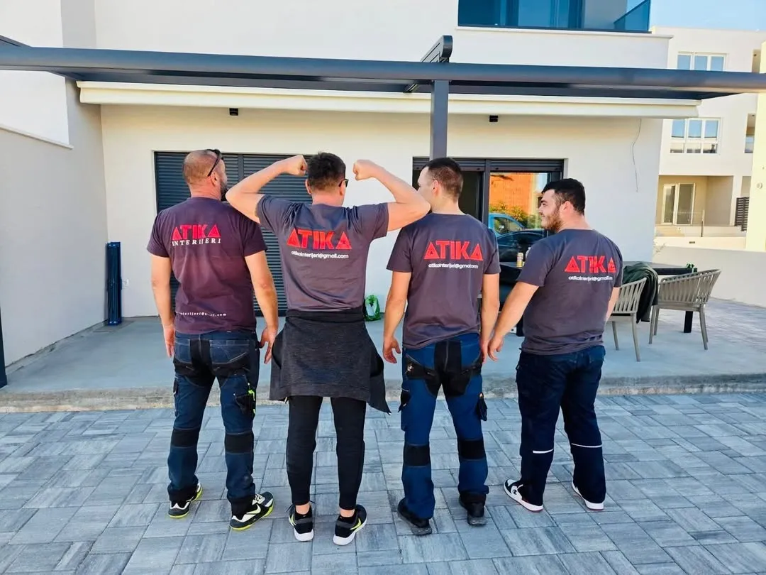 Tim Atika Interijeri pred dovršenim projektom