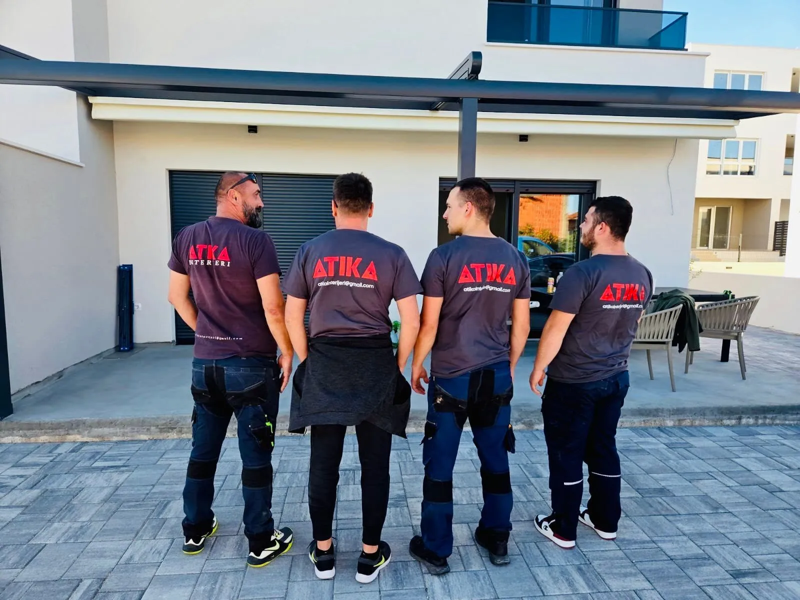 Tim Atika Interijeri pred dovršenim projektom